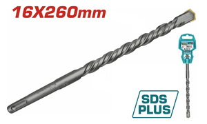 TOTAL ΔΙΑΜΑΝΤΟΤΡΥΠΑΝΟ SDS-PLUS 16 X 260mm (TAC311603)