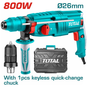 TOTAL ROTARY HAMMER SDS-PLUS 800W WITH CHUCK (TH308268-2)